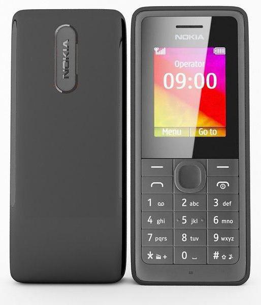 Nokia 106 버튼 전화기 개요